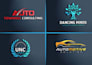 design a professional wordmark letter mark font, text logo